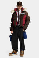 Geaca DSQUARED2, Dominate Your Sport jacket, Visiniu Maro