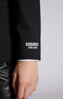 Sacou DSQUARED2, Ceresio 9 Zip Blazer, Black
