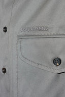 Camasa DSQUARED2, Utility Cotton Shirt, Grey