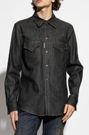 Camasa DSQUARED2,Fashion Western Shirt, Black
