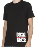 Tricou Dsquared2, Imprimeu DSQ2 ALB