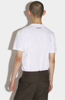 Tricou DSQUARED2, Caten Twins Cool  White