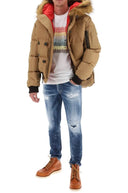 Tricou DSQUARED2, Logo Print, Alb