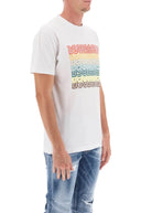Tricou DSQUARED2, Logo Print, Alb