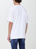 Tricou DSQUARED2, Frontal Print, Alb