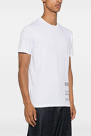 TRICOU DSQUARED2, Restricted Area Print, Alb, Cool Fit