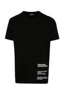 TRICOU DSQUARED2, Restricted Area Print, Negru, Cool Fit