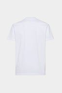 Tricou DSQUARED2, Cool/Slim Fit, Logo Insert, White
