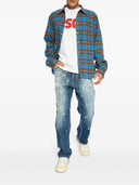 Tricou DSQUARED2, Regular Fit, White, Leaf Logo