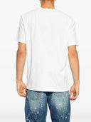 Tricou DSQUARED2, Regular Fit, White, Leaf Logo