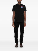 Tricou DSQUARED2, Logo Insert Leaf, Black