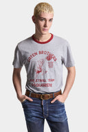 Tricou DSQUARED2, Cool Fit, Basketball Team, Grey