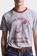 Tricou DSQUARED2, Cool Fit, Basketball Team, Grey
