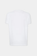 Tricou DSQUARED2, Dyed Very Very Dan Fit Slogan, White