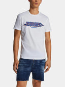 Tricou DSQUARED2, Wash Cool Fit Macho, White, Slim Fit