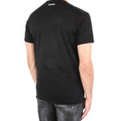TRICOU DSQUARED2, Toronto's Caten Twins print, Negru, Loose Fit