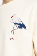 Tricou DSQUARED2,  cream T-shirt with print