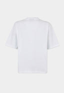 Tricou DSQUARED2, Rebel Tags Loose Fit T-Shirt, Alb