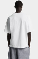 Tricou DSQUARED2, Rebel Tags Loose Fit T-Shirt, Alb