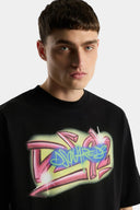 Tricou DSQUARED2, loose fit graphic T-shirt