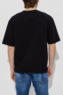 Tricou DSQUARED2, Dsquared2 Tape Loose Fit T-Shirt, Negru