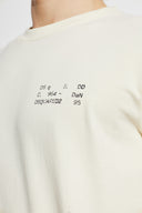 Tricou DSQUARED2, 95 Print, Regular Fit T-Shirt, Cream