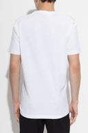 Tricou DSQUARED2, WHITE Cotton T-shirt with Printed Logo