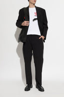 Tricou DSQUARED2, WHITE Cotton T-shirt with Printed Logo