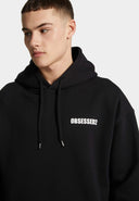 HANORAC DSQUARED2, Obsessed2 Print, Relaxed Fit, Negru