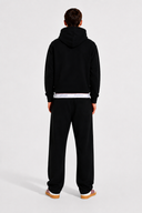 Hanorac DSQUARED2, Tape Relax Fit Hoodie, Negru 2
