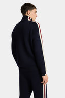 Cardigan DSQUARED2 D2 Stripes – Bleumarin
