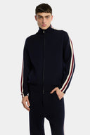 Cardigan DSQUARED2 D2 Stripes – Bleumarin