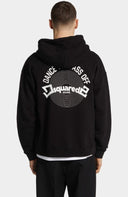 HANORAC DSQUARED2, Dance your ass off Print on back, Negru