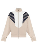 Jacheta DSQUARED2, beige Logo Track Jacket