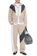 Jacheta DSQUARED2, beige Logo Track Jacket