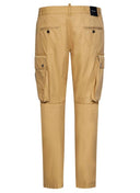 Pantaloni DSQUARED2, Surf Club Patch, Beige