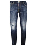 Jeans Dsquared2, Tidy Biker Jeans, Albastru