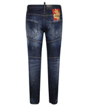 Jeans Dsquared2, Tidy Biker Jeans, Albastru