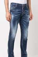 Jeans DSQUARED2, Efect de Stropire, Bumbac,  Sexy Twist