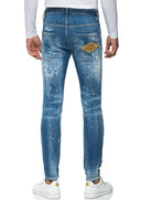Jeans DSQUARED2, Eticheta Denim Stuff, Croiala Skater Jean