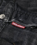 BLUGI DSQUARED2, relax long crotch Jean, Negru, S71LB1084S30357900