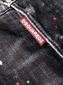 BLUGI DSQUARED2, Tidy Biker, Color Splash, Negru