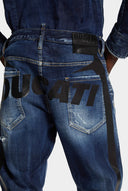 Jeans DSQUARED2, Ducati x D2 Dark Blue Wash The American Jeans