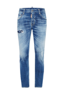 BLUGI DSQUARED2, Cotton Stretch Denim, Skater, Blue