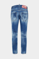 BLUGI DSQUARED2, Cotton Stretch Denim, Skater, Blue