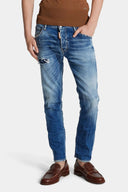 BLUGI DSQUARED2, Cotton Stretch Denim, Skater, Blue