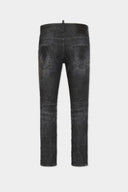 JEANS DSQUARED2, Nirvana Wash, Skater fit, Negru