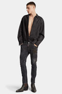 JEANS DSQUARED2, Nirvana Wash, Skater fit, Negru
