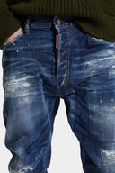 JEANS DSQUARED2, Medium Ripped Wash Cool Guy, Bleumarin