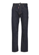 JEANS DSQUARED2, Navy blue, 642 Jeans Fit, Bleumarin